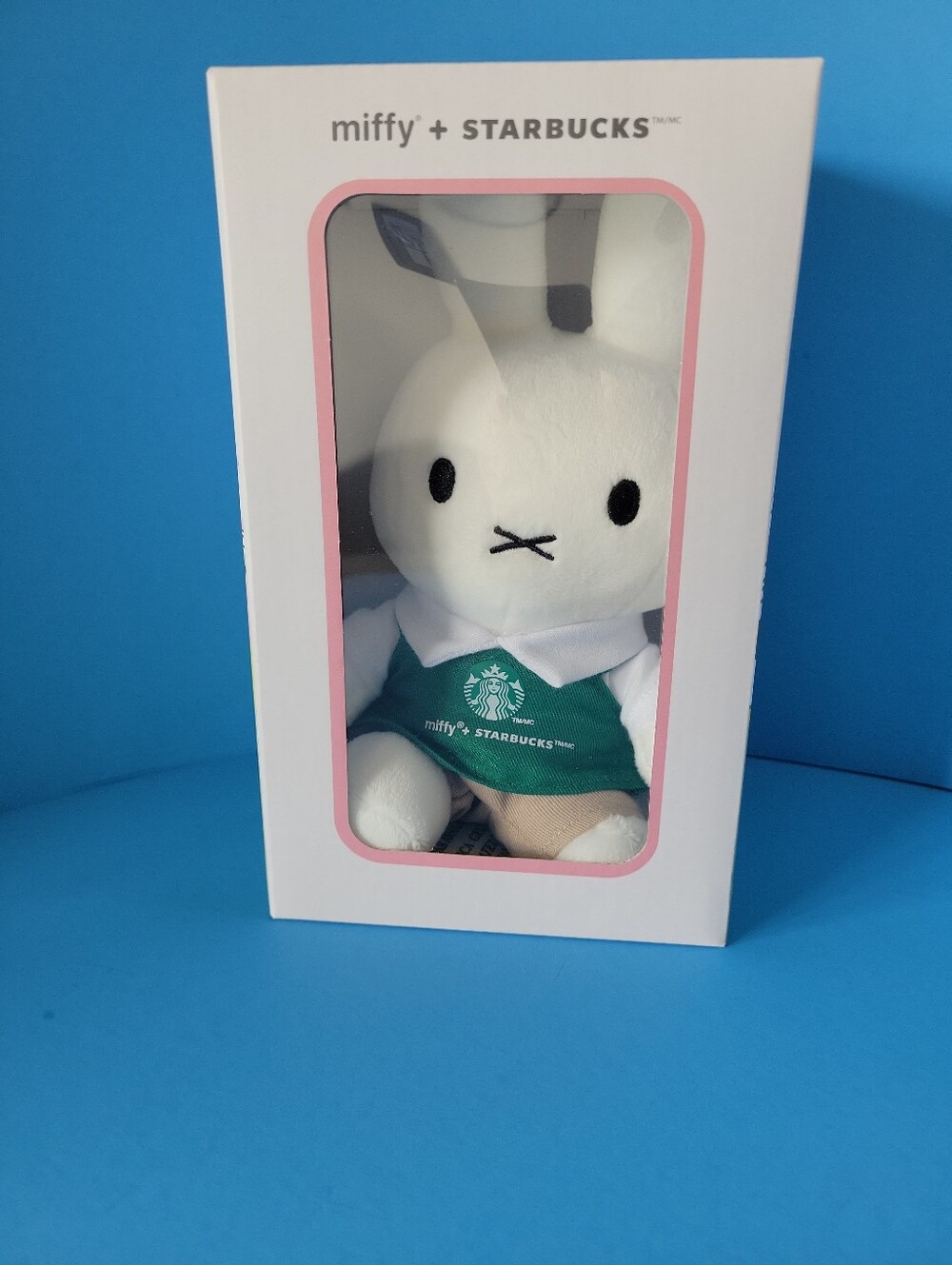 NEW! Miffy x Starbucks Coffee Plush 2026 Barista Dick Bruna White Rabbit NIB NWT